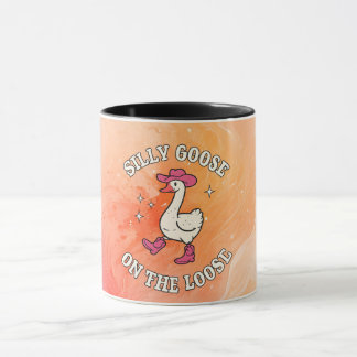 Silly Goose On The Loose Mug – Funny Goose Coffee Mok