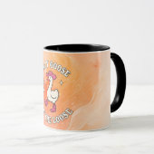 Silly Goose On The Loose Mug – Funny Goose Coffee  Mok (Voorkant rechts)