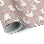 Silly Goose Party – Quirky Birthday Design Cadeaupapier (Rol Hoek)