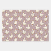 Silly Goose Party – Quirky Birthday Design Inpakpapier Vel (Voorkant 3)