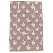 Silly Goose Party – Quirky Birthday Design Medium Cadeauzakje (Voorkant)