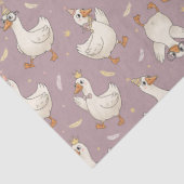 Silly Goose Party – Quirky Birthday Design Tissuepapier (Detail)