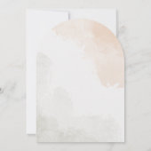 Silly Goose Personalized First Birthday Invitation Kaart (Achterkant)