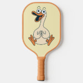 Silly Goose, Quirky, Funny Cartoon Goose Pickleball Paddle (Achterkant)