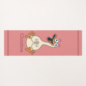 Silly Goose, Quirky, Funny Cartoon Goose Yogamat (Achterkant (horizontaal))