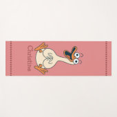 Silly Goose, Quirky, Funny Cartoon Goose Yogamat (Voorkant (horizontaal))
