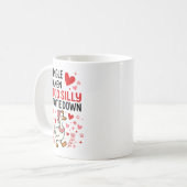 Silly Goose Romantic Status Funny Love Life Dating Koffiemok (Voorkant links)