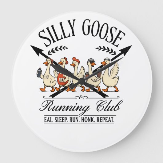 Silly Goose Runner Grote Klok (Voorkant)
