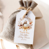 Silly Goose Rustic Fall Baby shower Thank you Cadeaulabel