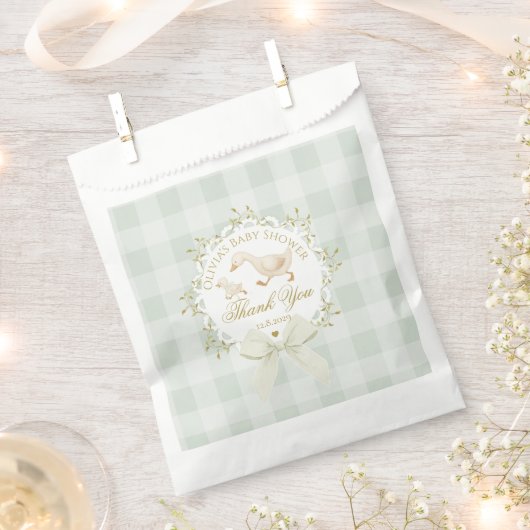 Silly Goose Sage Gender Neutral Thank you Bedankzakje (Geknipt)