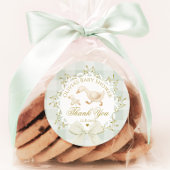 Silly Goose Sage Gender Neutral Thank you Ronde Sticker