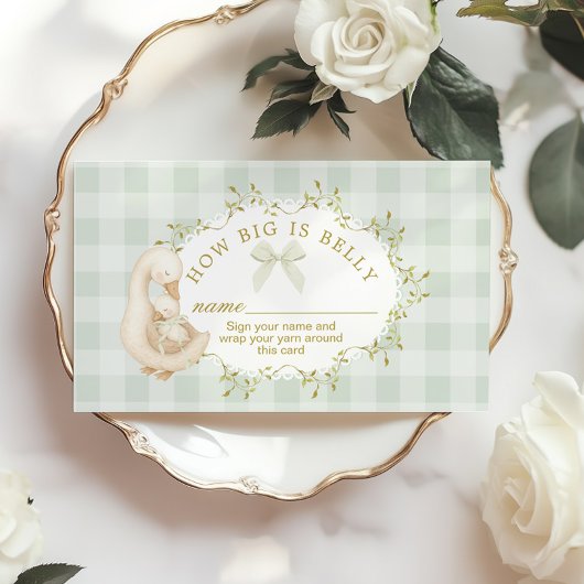 Silly Goose Sage How big is belly Informatiekaartje