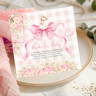 Silly Goose Sweetie Goose Rose Books for Baby Card Informatiekaartje