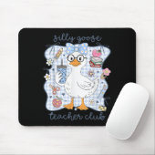 Silly Goose Teacher Club Back To School Funny Firs Muismat (Met muis)