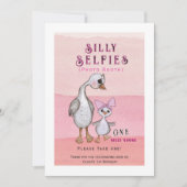 Silly Goose Universal Party Sign Template | Edit Kaart (Voorkant)
