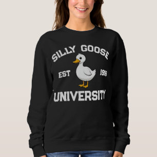 Silly Goose Universiteit Sweatshirt, op maat gemaa Trui