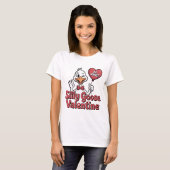 Silly Goose Valentine Shirt - Cute Winking Goose H (Voorkant volledig)