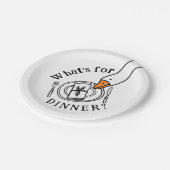 Silly Goose What's for Dinner Papieren Bordje (Gekanteld)