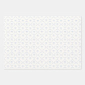 Silly Goose Whimsical Bow Baby Boy Shower Inpakpapier Vel (Voorkant 2)