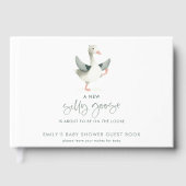 Silly Goose Wishes for Baby Shower Gastenboek (Voorkant)