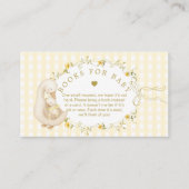 Silly Goose Yellow Gingham Books for baby Informatiekaartje (Voorkant)