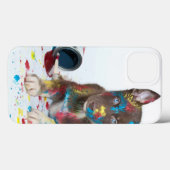 Silly Husky Puppy got into Paint Buckets Case-Mate iPhone Case (Achterkant (horizontaal))