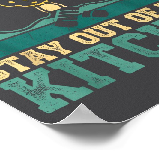 Silly Kitchen Player Real Out Pickleball Stay Poster (Hoek)