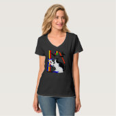 Silly kitten humorous cat meme 1 t-shirt (Voorkant volledig)