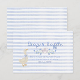Silly Little Goose Baby Shower Diaper Raffle Informatiekaartje