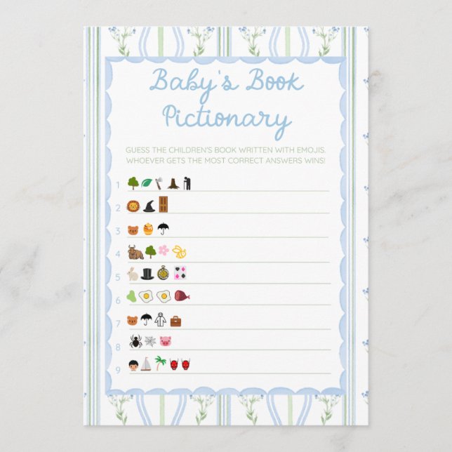 Silly Little Goose Baby Shower Game (Voorkant)