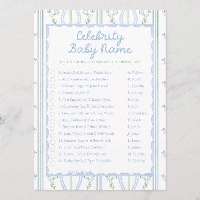 Silly Little Goose Baby Shower Game (Voorkant)