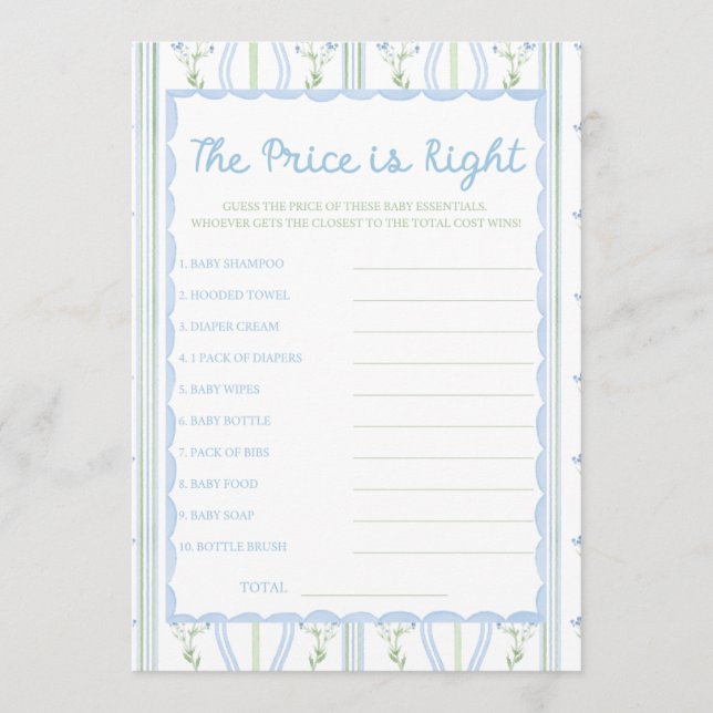 Silly Little Goose Baby Shower Game (Voorkant)