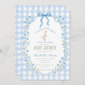 Silly Little Goose Baby Shower  Kaart (Voorkant / Achterkant)