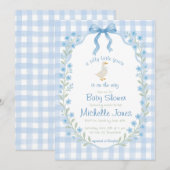 Silly Little Goose Baby Shower  Kaart (Voorkant / Achterkant)