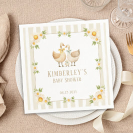 Silly Little Goose Gender Neutral Baby Shower Servet