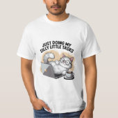 Silly Little Tasks Funny Cat Laptop  ✨💻🐈 T-shirt (Voorkant)