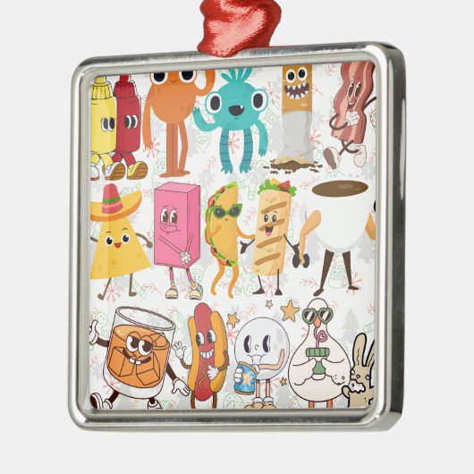 Silly Metalen Ornament (Links)