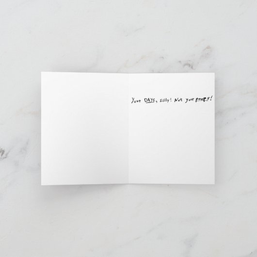 Silly | Missing you Card | Social Distancing Card Kaart (Binnen)