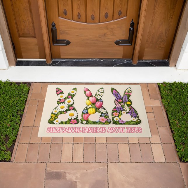 Silly Rabbit Doormat Deurmat (Buiten)