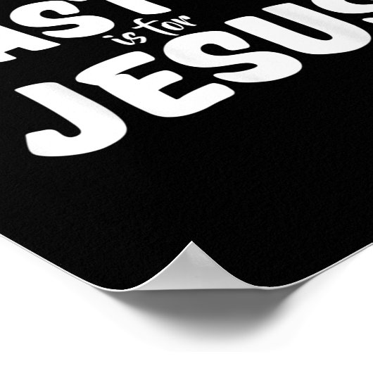 Silly Rabbit Easter Is For Jesus Poster (Hoek)