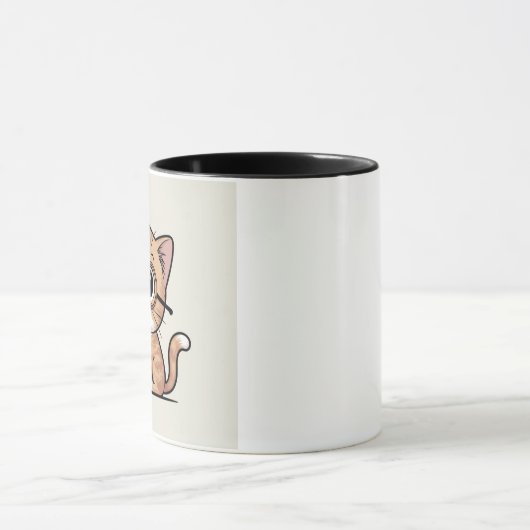 Silly Smart Cat Mug Mok (Midden)