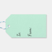 Silly Snowmen Cadeaulabel (Achterkant Horizontaal)