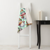 Silly Snowmen Sherpa Deken (In situ)