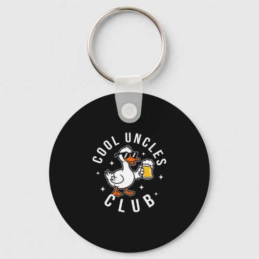 Silly Uncle Goose Cool Uncles Club Shirt Men Uncle Sleutelhanger (Voorkant)