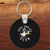 Silly Uncle Goose Cool Uncles Club Shirt Men Uncle Sleutelhanger (Voorkant)