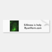 SillyGreenPhotoBumperSticker Bumpersticker (Voorkant)