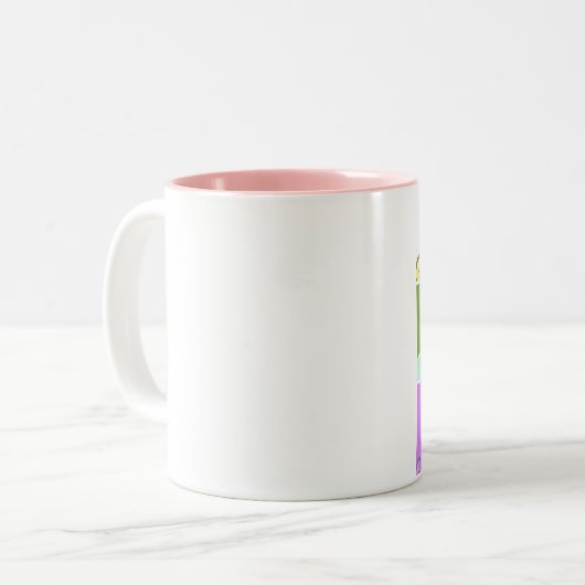    SillyKittyMUG Tweekleurige Koffiemok (Voorkant links)