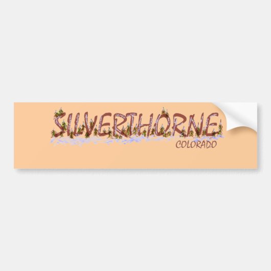 Silniettemin Colorado bumpersticker (Voorkant)