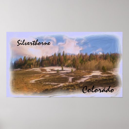 Silniettemin orne Colorado poster (Voorkant)