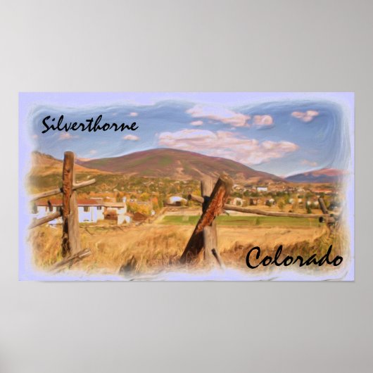 Silniettemin orne Colorado poster (Voorkant)